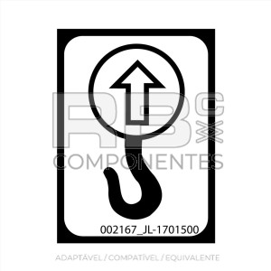 ADESIVO INFORMATIVO PARA JL GRAN DE GANCHO DE ELEVACAO