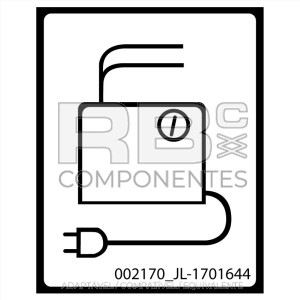ADESIVO INFORMATIVO  PARA JL CARREGAMENTO DE BATERIA