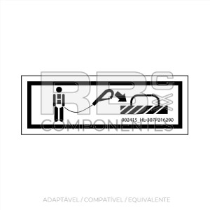 ADESIVO ADAPTAVEL SEGURIDAD ARNES PARA HL A.E Y A.D.