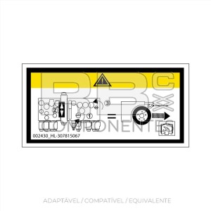 ADESIVO ADAPTAVEL REF  HL  307815067