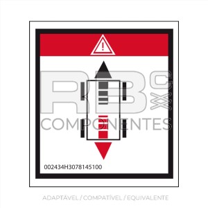ADESIVO SENTIDO DE TRANSFERÊNCIA HL-COMP12DX