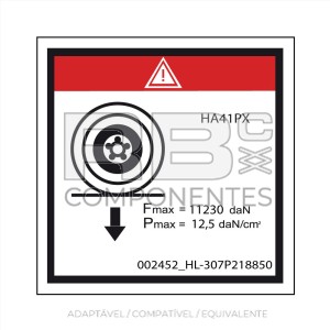 ADESIVO ADAPTAVEL REF HL  307P218850