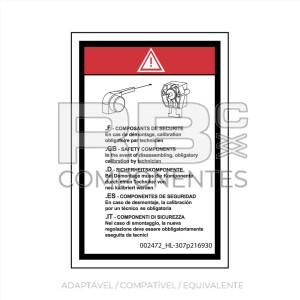 ADESIVO ADAPTAVEL REF HL   307P216930