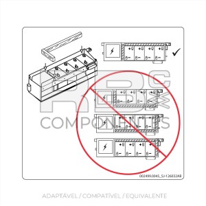 ADESIVO COMPATÍVEL REF. SJ 126032AB