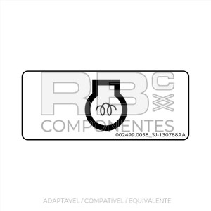 ADESIVO COMPATÍVEL REF. SJ 130788AA