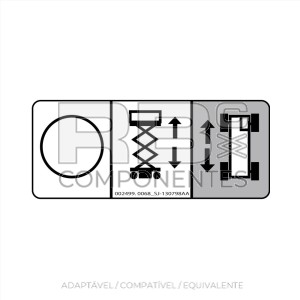 ADESIVO COMPATÍVEL REF. SJ 130798AA