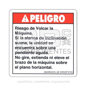 ADESIVO COMPATÍVEL REF GE-33952 B SP