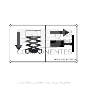 ADESIVO COMPATÍVEL REF HL 1703822A