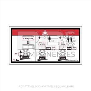 ADESIVO ALTURA DO PISO + CARGA COMP 10 ELEC