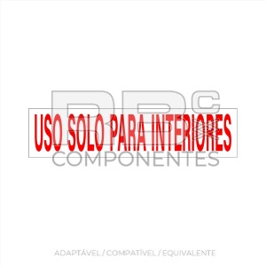 ADESIVO USE SOMENTE PARA INTERIOR 375x90mm
