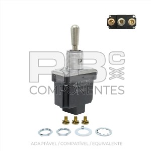 SWITCHES 3 POSIÇÕES DE RETORNO CENTRAL (3F) PARAFUSOS