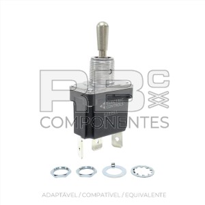 SWITCHES 3 POSIÇÕES DE RETORNO CENTRAL (3F) ESTANCO