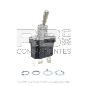 SWITCHES 2 POSIÇÕES DE RETORNO CENTRAL (3F) ESTANCO