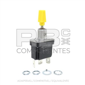 SWITCHES 3 POSIÇÕES DE RETORNO CENTRAL (3F) ESTANCO