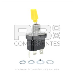 SWITCHES 2 POSIÇÕES DE RETORNO CENTRAL (3F) ESTANCO