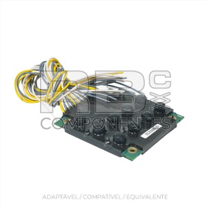 PLACA DE 9 BOTÕES E 5 LED (RESINA)