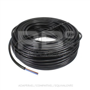 MANGUEIRA 2 VIAS X 0.75 (BROWN/AZUL) PARA CABLAGEM