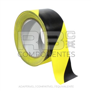 CINTA SEÑALIZACION 2  (AMARELO / PRETO) 33mx50mm