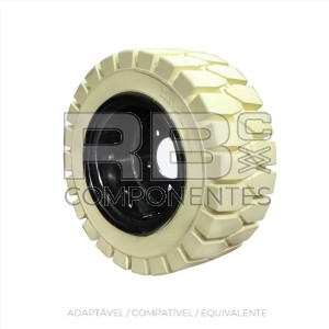 RODA BRANCA HL15IP DE EJE DE TRAÇÃO 5 AGUJEROS