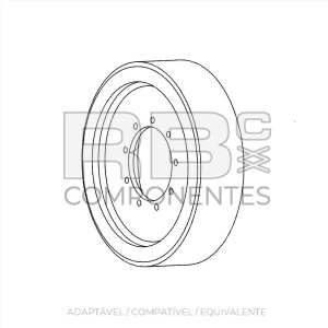 RODA N. M. ADAPT 1001110774 , 22x6x17.75