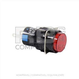 PILOTO COMP. VERMELHO (12/24V) QUADRO COMPACT FASTONS