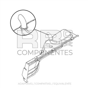 TUBO DE ESCAPE ADAPTABLE 158C173490