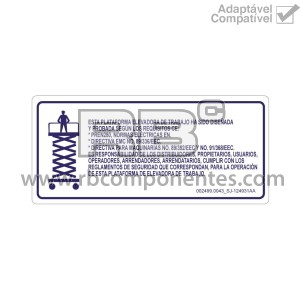 ADESIVO COMPATÍVEL REF. SJ 124931AA