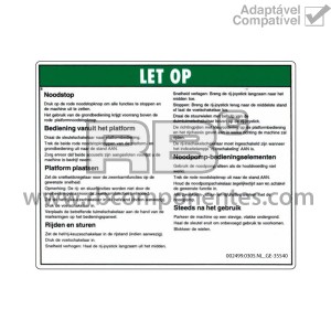 ADESIVO COMPATÍVEL REF GE-35540U