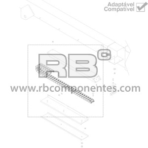 CADEIA PORTA-CABOS ADAPTAVEL GE 106947