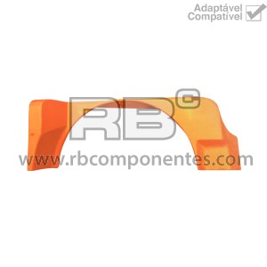 CAPOT PASE DE RODA DIREITA PARA TOUCAN 1100 - LARANJA