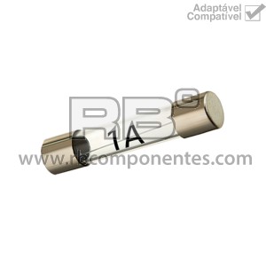 FUSIVEL DE VIDRO 1AMP A 32MM