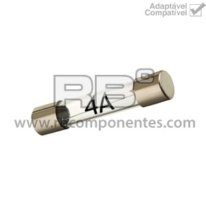 FUSIVEL DE VIDRO 4 AMP A 32MM