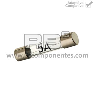 FUSIVEL DE VIDRO  5 AMP A 32MM