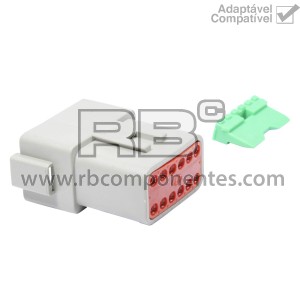 CONECTOR COMPATIVEL  CON DT04-12P