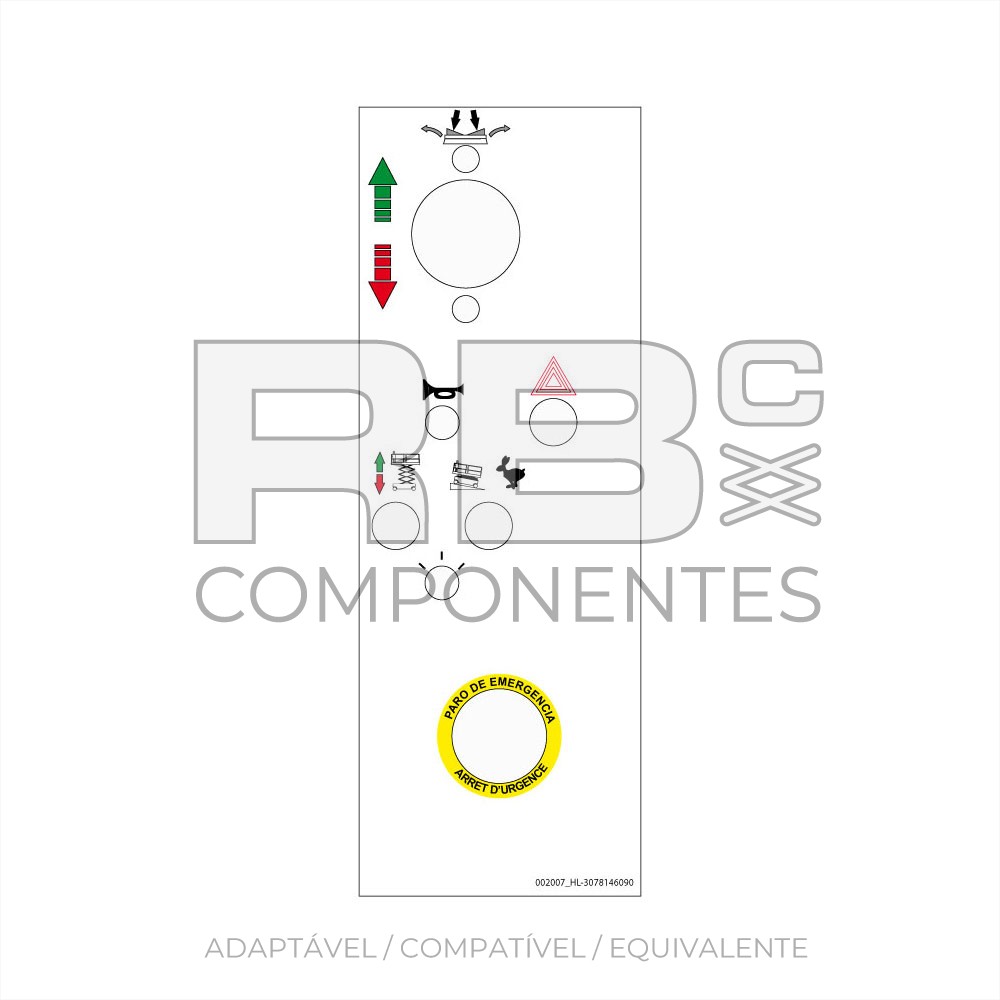 ADESIVO FUNCAO SUPERIOR TESOURAS ELECT( COMPACT)