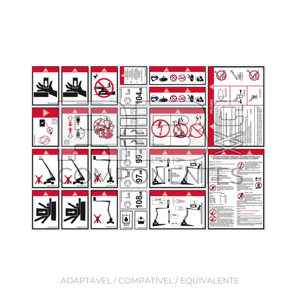 KIT COMPLETE ADES. PERIGO ART. Y TELESCOP. INGLES