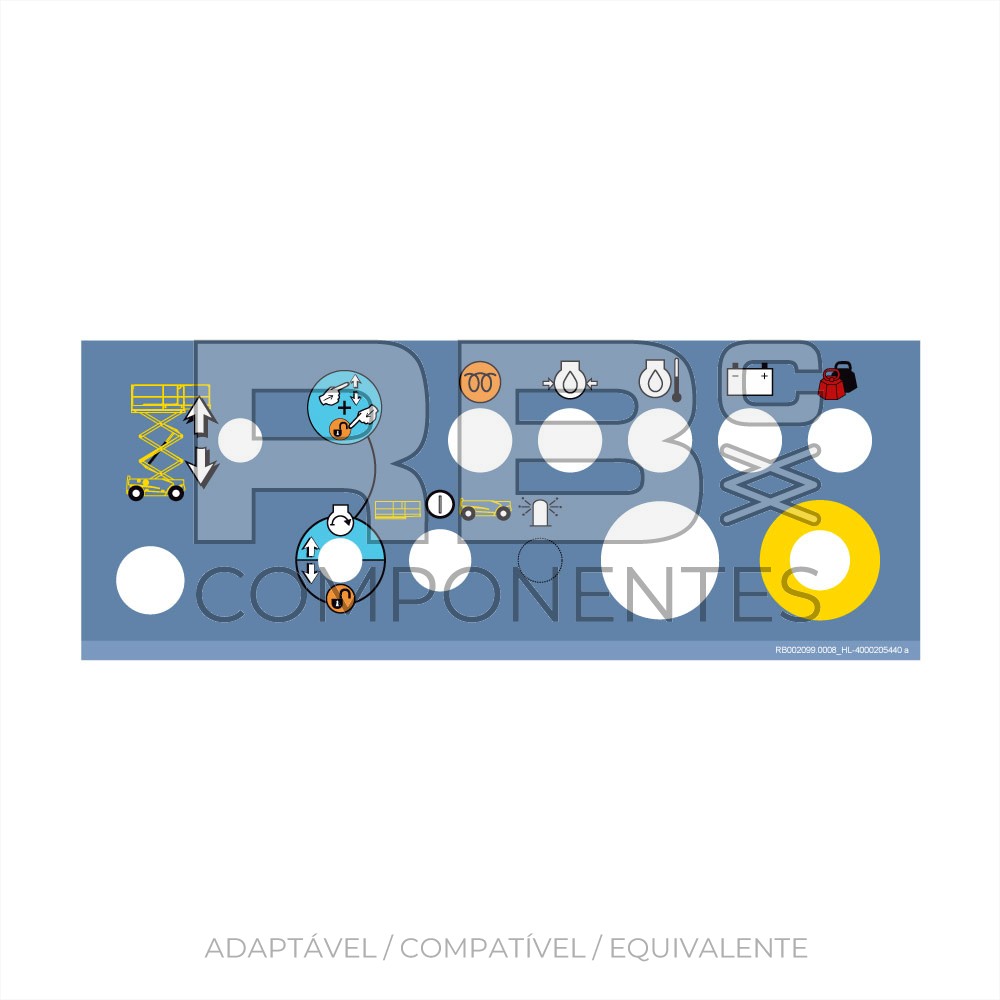 AUTOCOLANTE QUADRO INFER. AD/CO/EQ HL DX DESD 2017