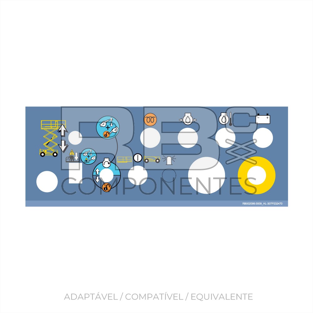 AUTOCOLANTE QUADRO INFER AD/CO/EQ HL