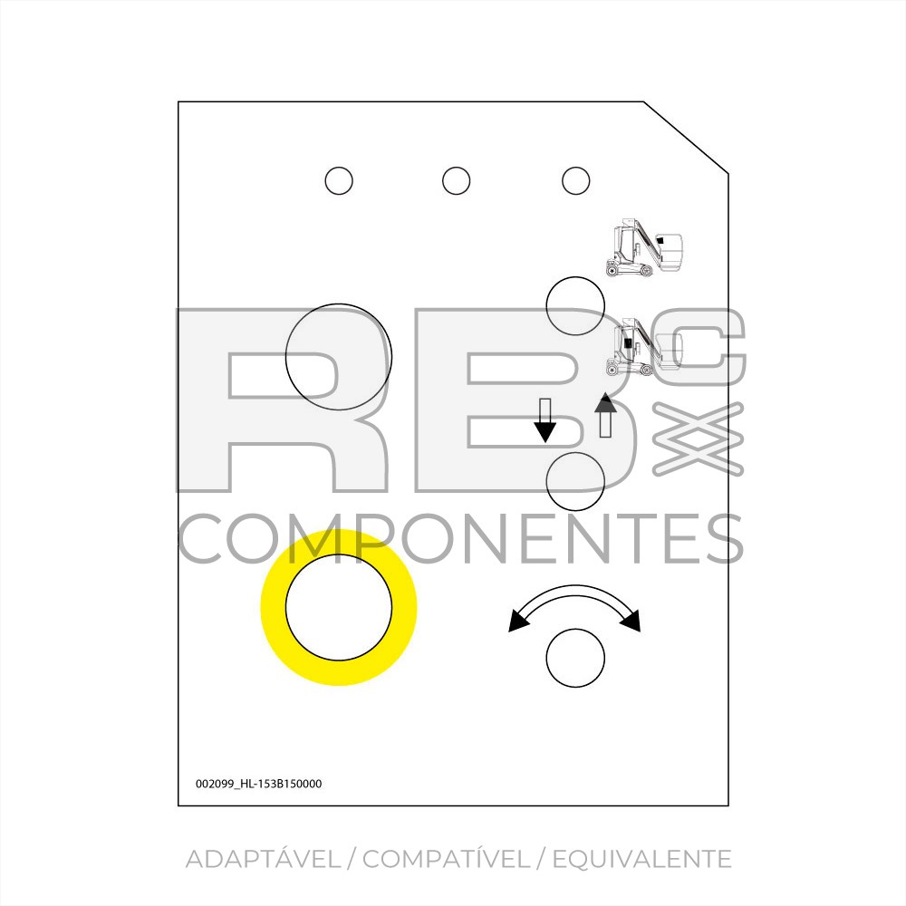 ADESIVO COMPATÍVEL REF HL153B150000
