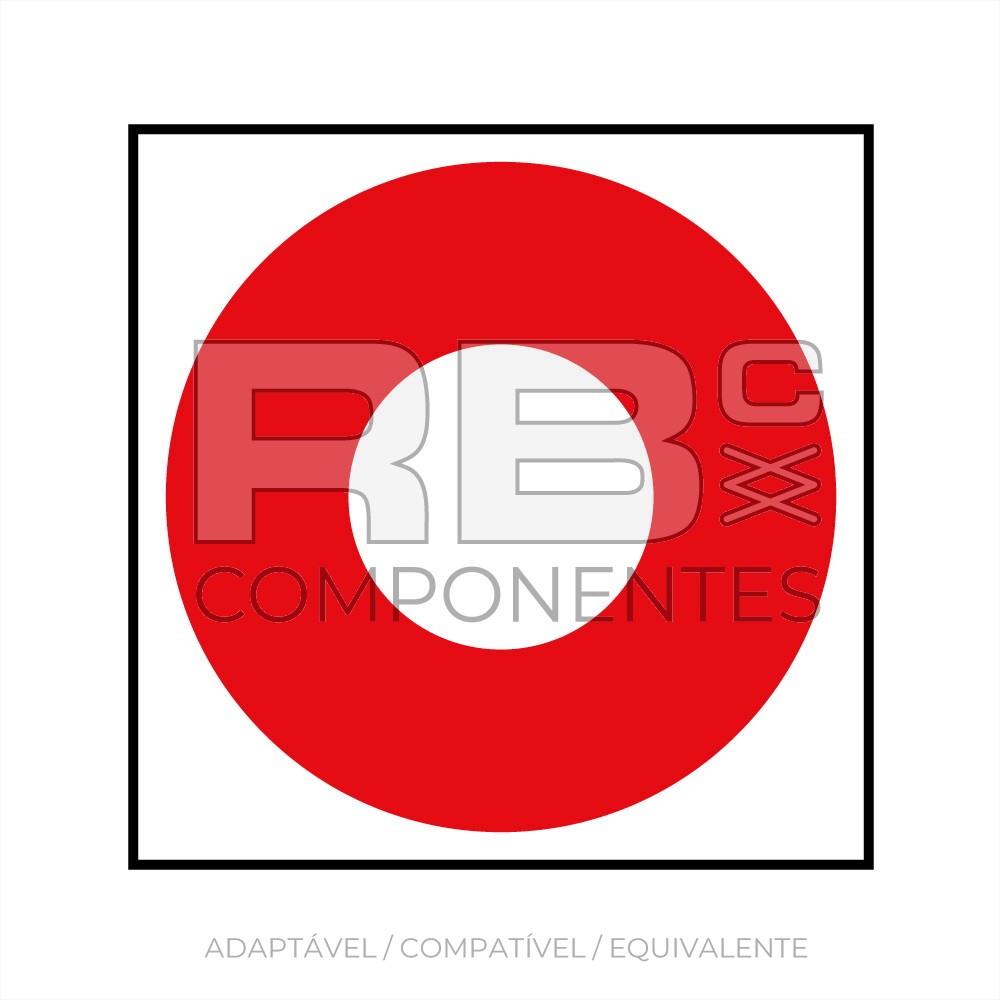 ADHESIVO ARANDELA ROJA PARA PULSADOR