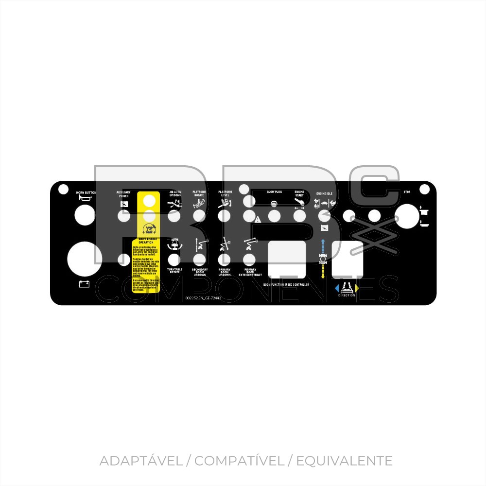 ADESIVO COMPATÍVEL REF GN 72443  ENGLISH