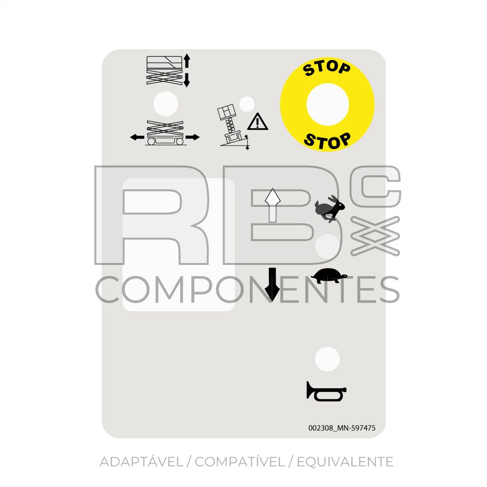 KIT ADESIVO FUNCAO QUADRO SUP. MAN.