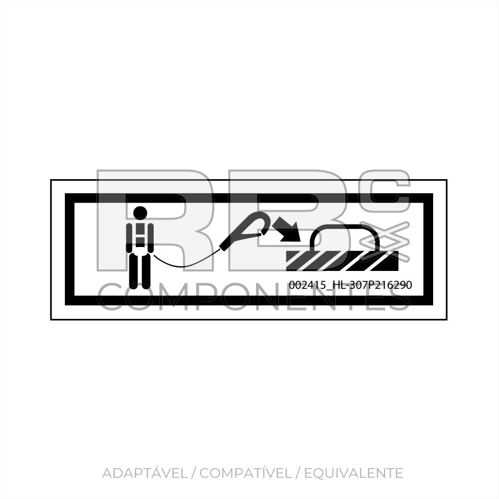 ADESIVO ADAPTAVEL SEGURIDAD ARNES PARA HL A.E Y A.D.