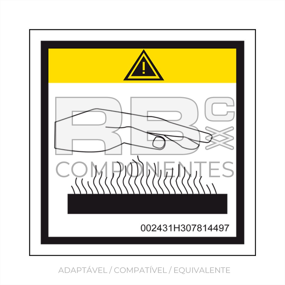 ADESIVO QUEIMADURA TÉRMICA HL-COMP12DX