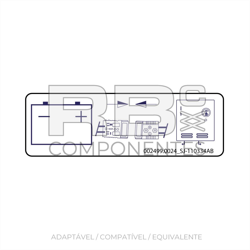 ADESIVO COMPATÍVEL REF. SJ 110334AB