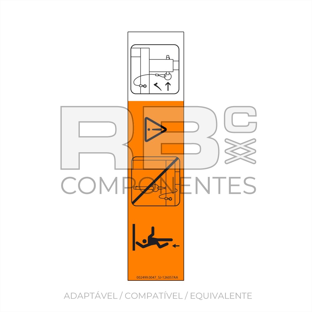 ADESIVO COMPATÍVEL REF. SJ 126057AA