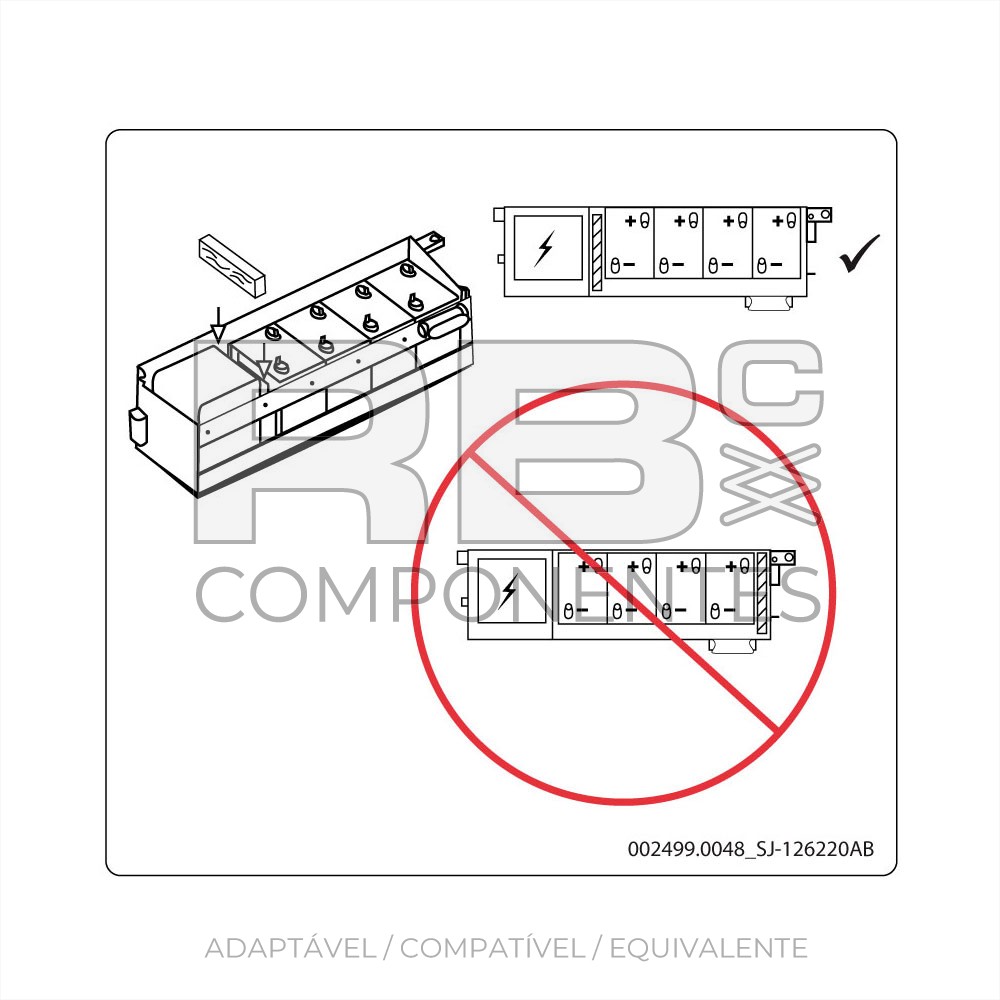 ADESIVO COMPATÍVEL REF. SJ 126220AB