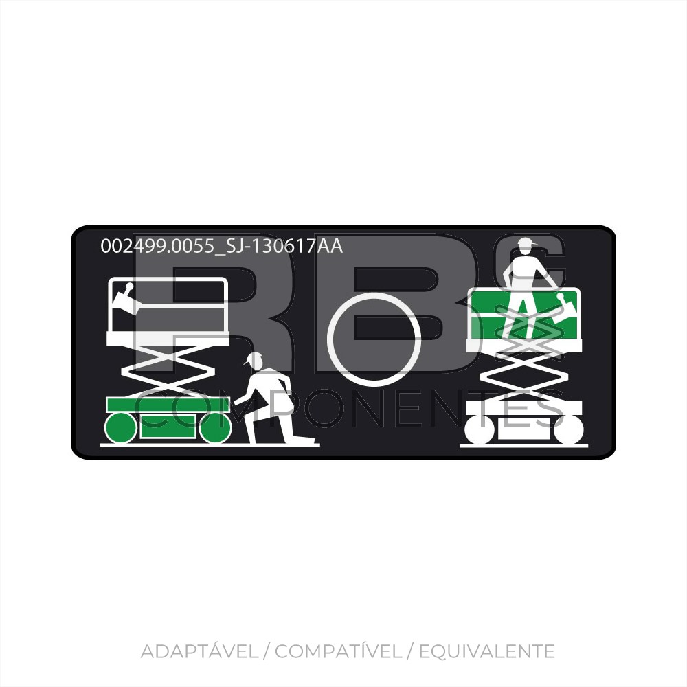 ADESIVO COMPATÍVEL REF. SJ 130617AA