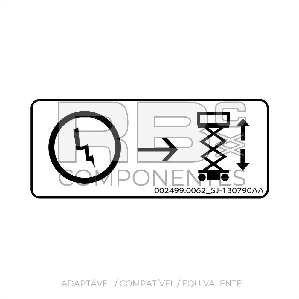 ADESIVO COMPATÍVEL REF. SJ 130790AA