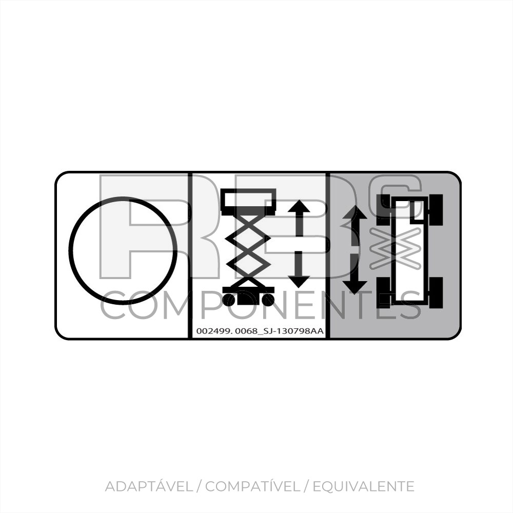 ADESIVO COMPATÍVEL REF. SJ 130798AA